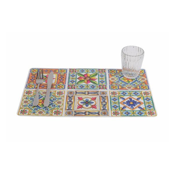 6 spalvotų stalo padėkliukų rinkinys VDE Tivoli 1996 Mandala-image-3
