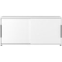 Spintelė baltos spalvos su stumdomomis durimis 160x74 cm Mailand – Germania