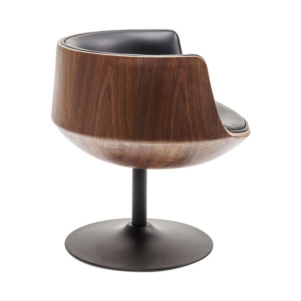 Rudos ir juodos spalvos krėslas Kare Design Club 54-image-2