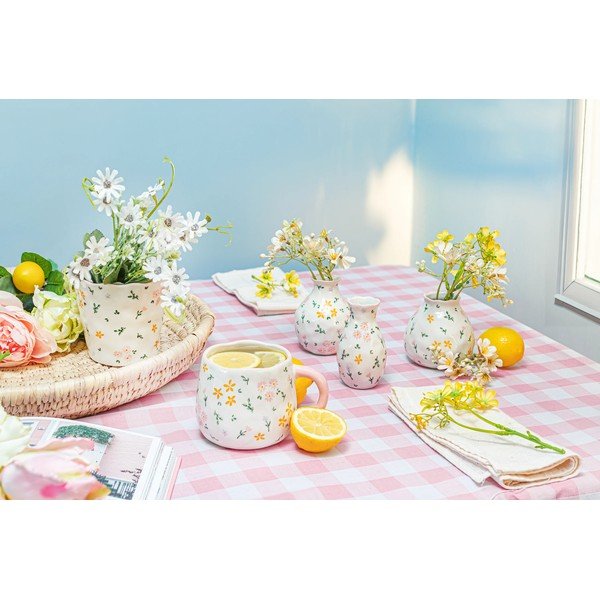 Iš molio gėlių vazono dangtelis ø 11 cm Ditsy Floral – Sass & Belle-image-2