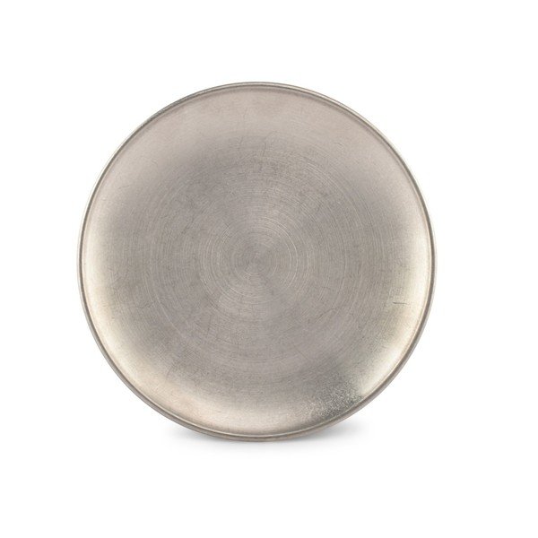 Sidabrinės spalvos desertinė iš metalo lėkštė ø 17 cm Serve – BonBistro