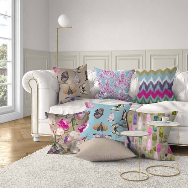 Pillowcase Mike & Co. NEW YORK Drugeliai, 43 x 43 cm-image-1