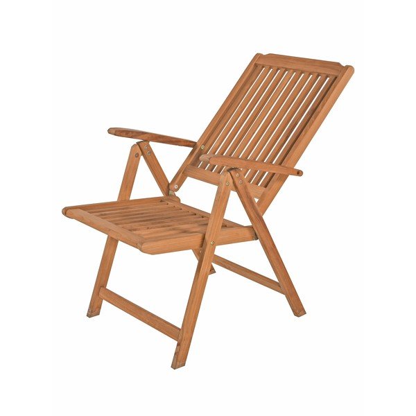 Medžio masyvo sodo krėslas rudos spalvos Solo – Garden Pleasure-image-2