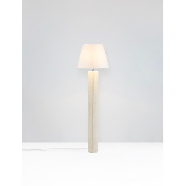 Baltos spalvos/kreminės spalvos iš akmens pastatomas šviestuvas (aukštis 150 cm) Bacoo – Nova Luce-image-4