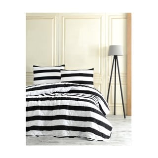 Dygsniuota lovatiesė ir 2 pagalvių užvalkalai Stripo, 200 x 220 cm
