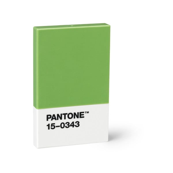Žalias vizitinių kortelių dėklas Pantone