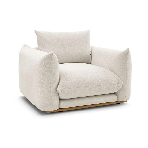 Krėslas kreminės spalvos Ernest – Bobochic Paris