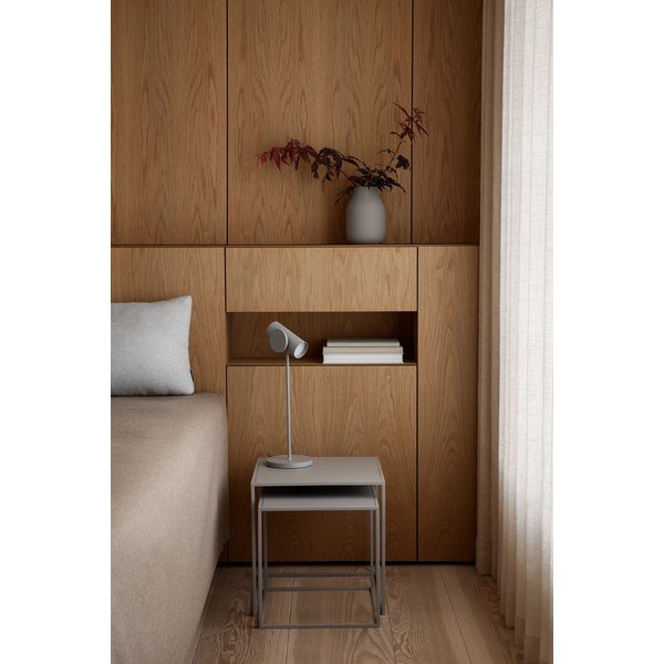 Metalinis kavos staliukai šviesiai pilkos spalvos 2 vnt. 40x40 cm Fera – Blomus-image-3