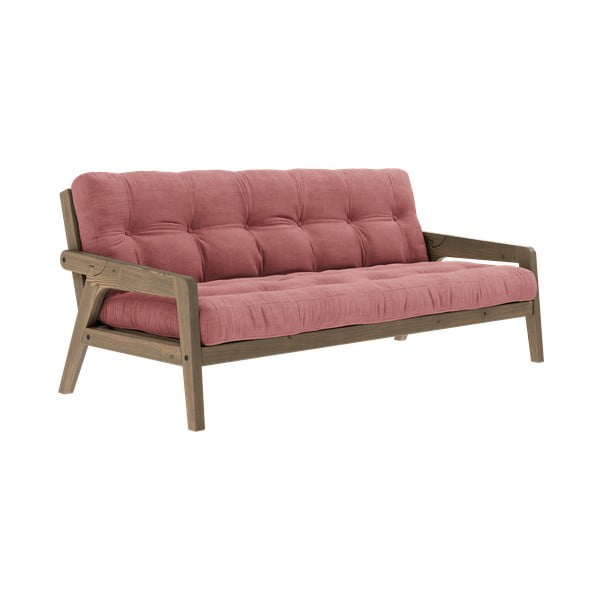Rožinė spalvos sofa lova 204 cm Grab Carob - Karup Design-image-3