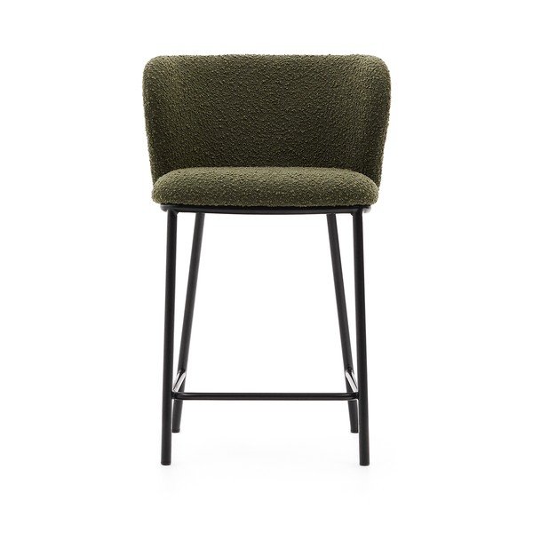 Baro taburetė žalios spalvos (sėdynės aukštis 65 cm) Ciselia – Kave Home-image-2
