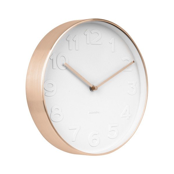 Sieninis laikrodis su vario spalvos detalėmis Karlsson Mr. White, ⌀ 28 cm-image-1