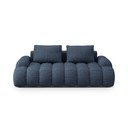 Tamsiai mėlynos spalvos sofa 200 cm Linz – Cosmopolitan Design