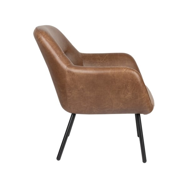 Krėslas rudos spalvos Dude – White Label-image-3