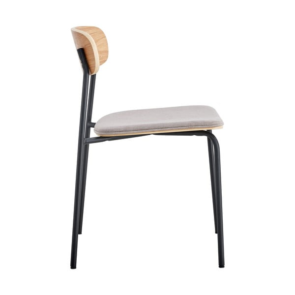 Juodos spalvos/taupe spalvos valgomojo kėdės 2 vnt. Adriana – Marckeric-image-4