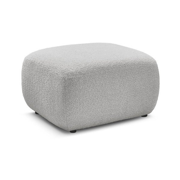 Šviesiai pilkos spalvos taburetė iš boucle Montaigne – Bobochic Paris-image-2