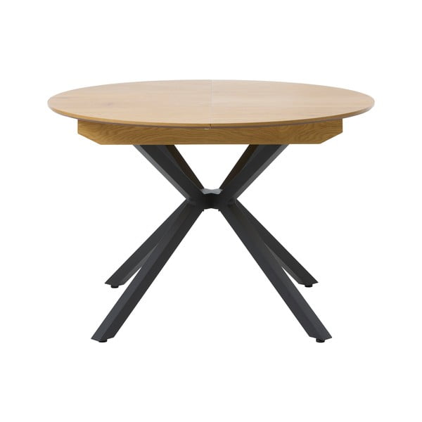 Apvalios formos prailginamas valgomojo stalas su papildomu stalviršiu ø 120 cm Cesura – Unique Furniture