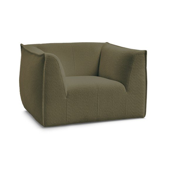 Žalios spalvos iš boucle krėslas Giorgia – Bobochic Paris