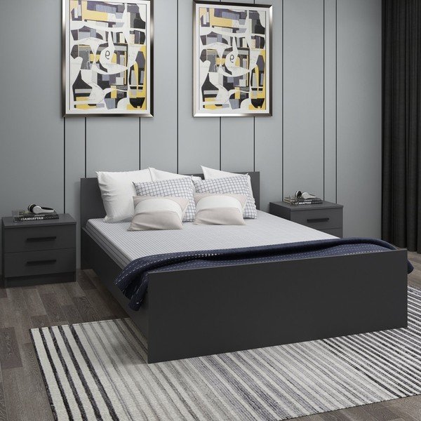 Dvigulė lova antracito spalvos 160x200 cm Kale – Kalune Design-image-4