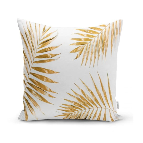 Pagalvės užvalkalas Minimalist Cushion Covers Gold Leaves, 42 x 42 cm