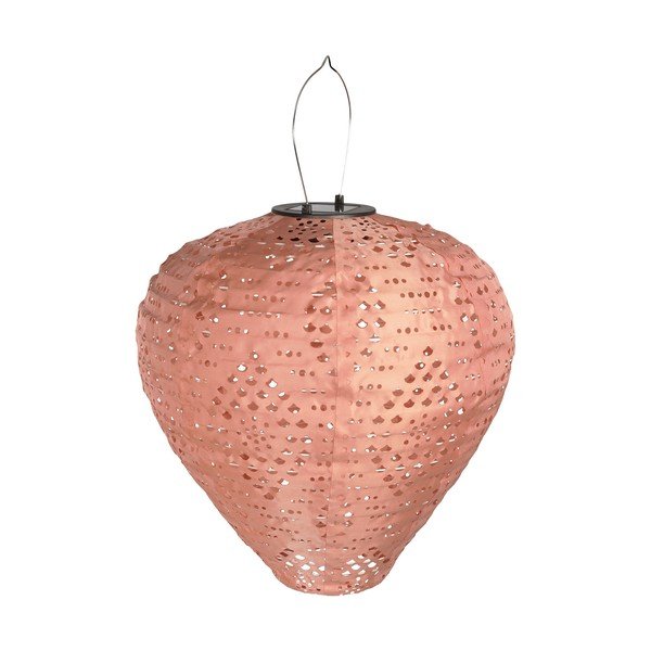 Rožinės spalvos lauko LED žibintas saulės baterijos (aukštis 30 cm) Greatham – House Nordic