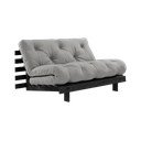 Sulankstoma sofa pilkos spalvos 140 cm Roots Black Night – Karup Design