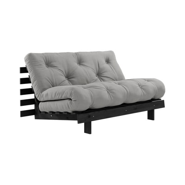 Sulankstoma sofa pilkos spalvos 140 cm Roots Black Night – Karup Design