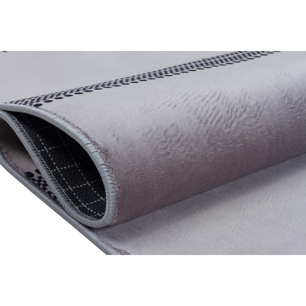Pilkas plaunamas kilimas 120x80 cm - Vitaus-image-3