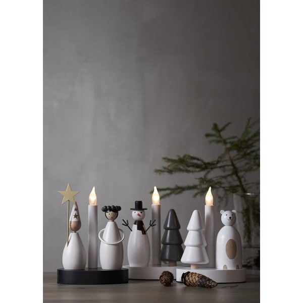 Šviečianti Kalėdų dekoracija baltos spalvos Christmas Joy – Star Trading-image-2