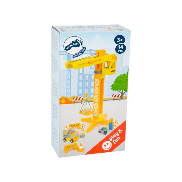 Legler Construction Vaikų medinis statybinis kranas-image-4