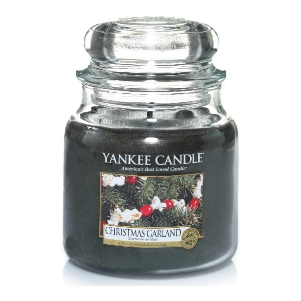 Kalėdų vainiko kvapo žvakė Yankee Candle, degimo trukmė iki 90 valandų