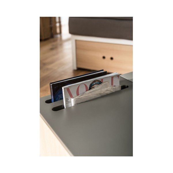 Daugiafunkcinis kavos staliukas ant ratukų su saugykla "Vox Custom-image-4