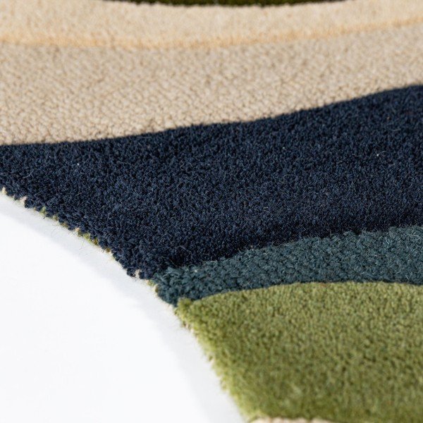 Rankų darbo žalios spalvos iš vilnos kilimas 200x290 cm Envy Wool – Flair Rugs-image-4