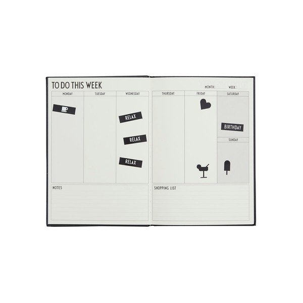 Juodos savaitės planuoklis Design Letters Plans-image-1