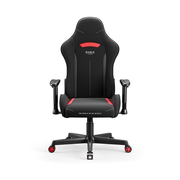 Žaidimų kėdė juodos spalvos X-Starter – Diablo Chairs-image-2