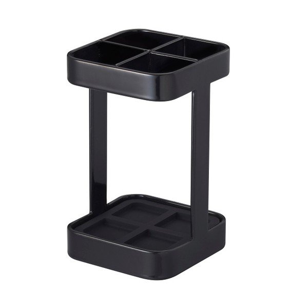 Juodas dantų šepetėlio laikiklis YAMAZAKI Tower Slim