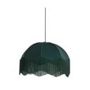 Kabantis šviestuvas smaragdinės spalvos ø 60 cm su tekstiliniu gaubtu Malacia – Light & Living