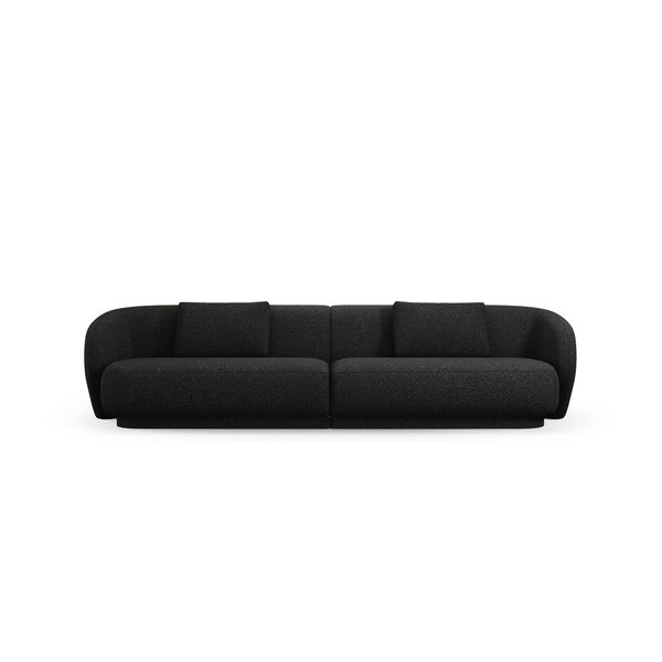 Sofa juodos spalvos 304 cm Camden – Cosmopolitan Design