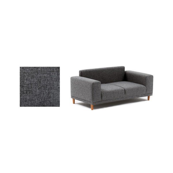 Pilka dvivietė sofa Franz-image-1