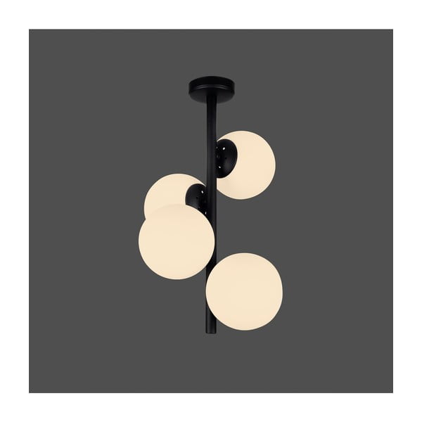 Juodas pakabinamas šviestuvas Squid Lighting Owl, aukštis 53 cm-image-1