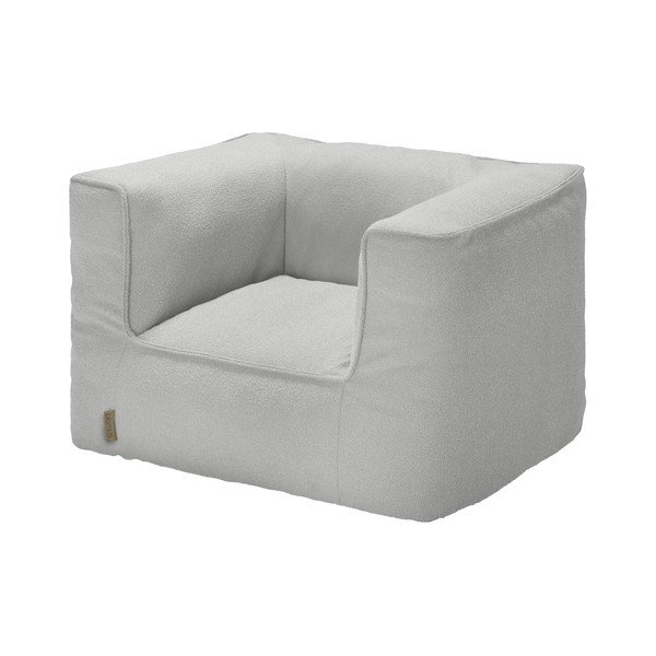 Šviesiai pilkos spalvos paminkštinto audinio sodo krėslas Grow – Blomus