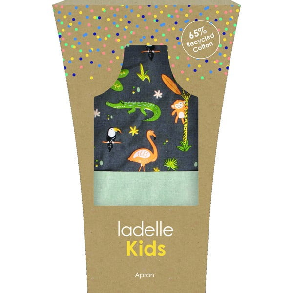 Vaikiška prijuostė iš medvilnės Jungle – Ladelle-image-1