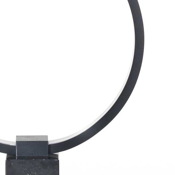 Juoda stalinė lempa Tomasucci Ring, aukštis 37 cm-image-2