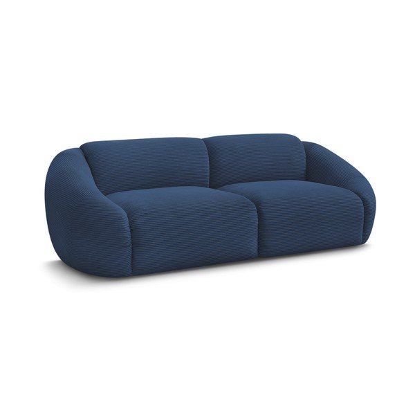 Tamsiai mėlynos spalvos sofa iš kordinio velveto 250 cm Tina – Bobochic Paris-image-2
