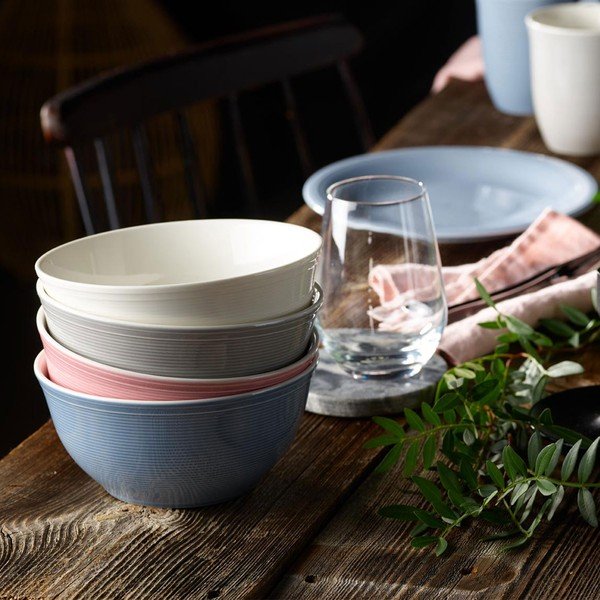 Baltai mėlynas porcelianinis dubuo Villeroy & Boch Like Color Loop, 750 ml-image-3