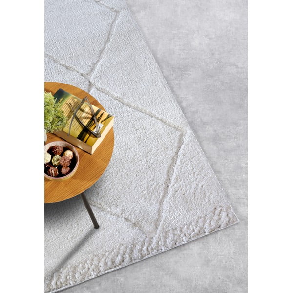 Kilimas kreminės spalvos 160x235 cm Perrotin Cream White – Elle Decoration-image-2