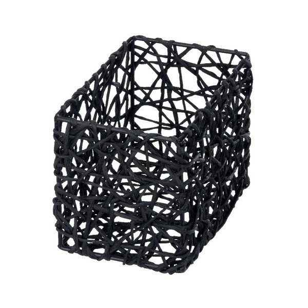 Juodas vonios kambario krepšelis "Wenko Curly-image-1