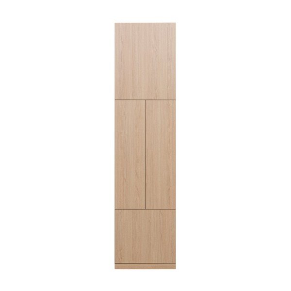 Natūralios spalvos modulinė spinta 54x215 cm Build – WOOOD-image-4