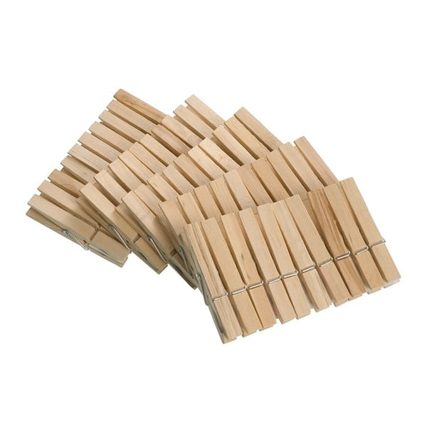 50 medinių skalbinių sekgtukų rinkinys Wenko Pegs-image-1