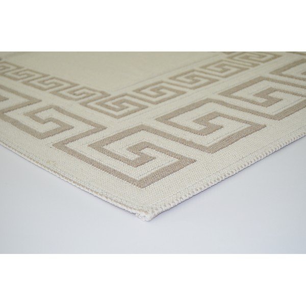 Smėlio spalvos patvarus kilimas Vitaus Versace Bey, 80 x 300 cm-image-2