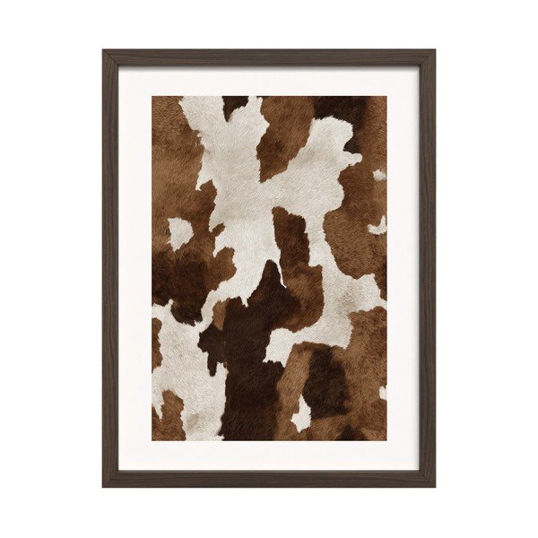 Spausdintas paveikslas su rėmeliu 30x40 cm Cowhide – Styler